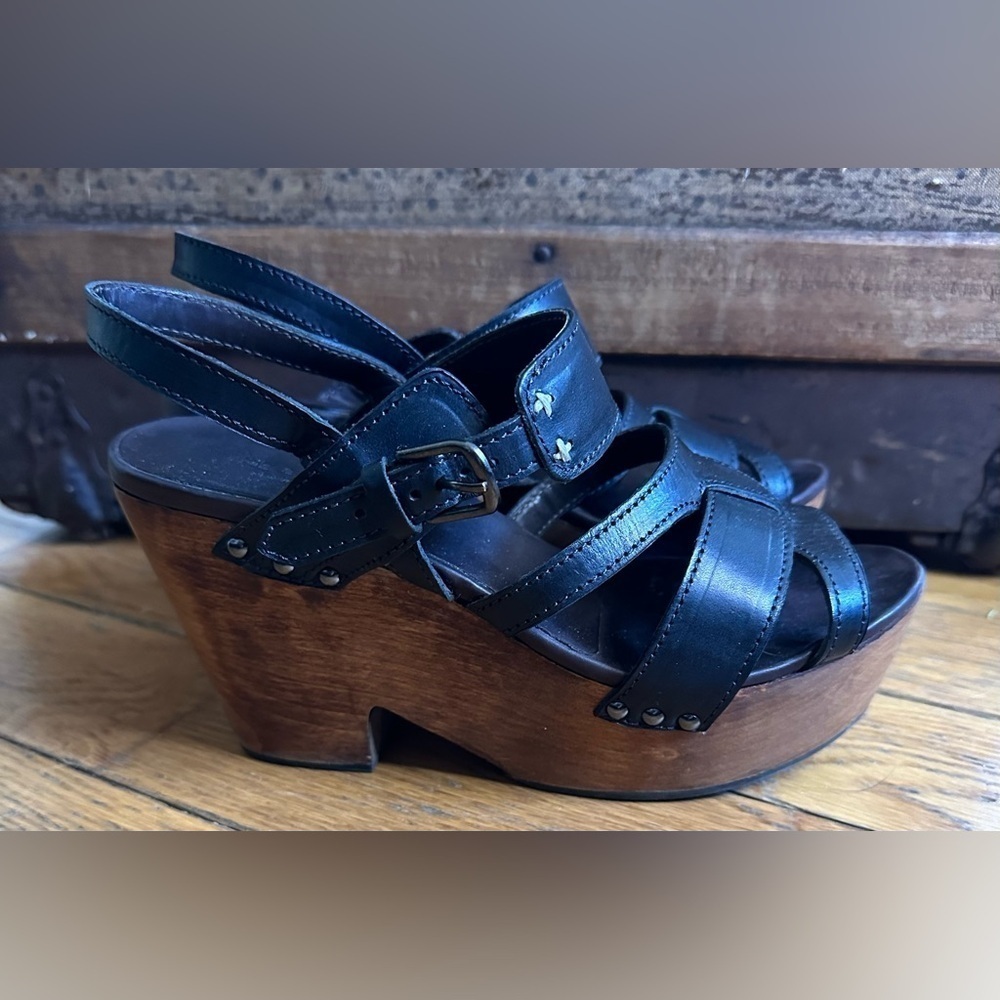 Rag & Bone - Royston Wedge Sandals - Size 7